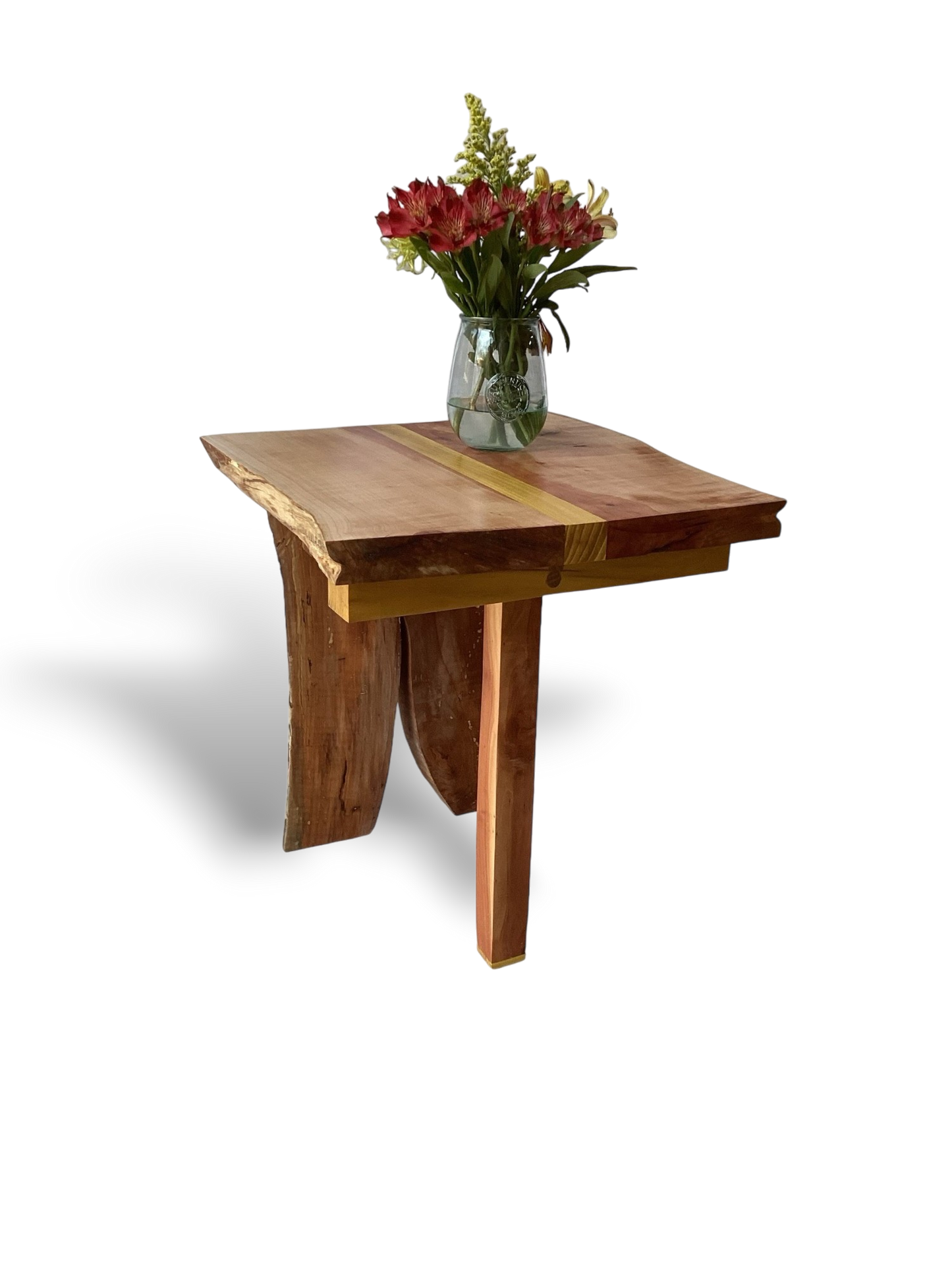 Pear Top and Legs Side Table  - 18"x17"x19" - AWC Tables