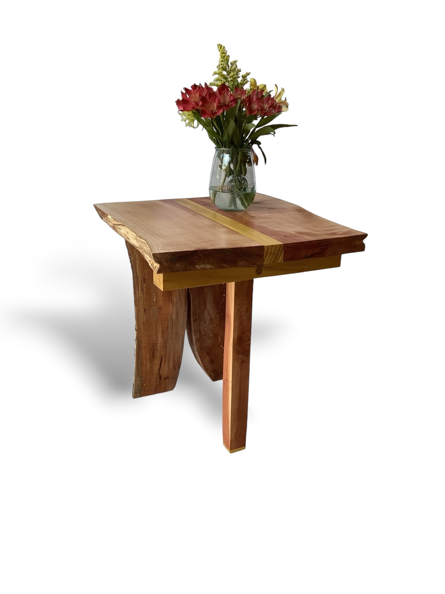 Pear Top and Legs Side Table  - 18"x17"x19" - AWC Tables