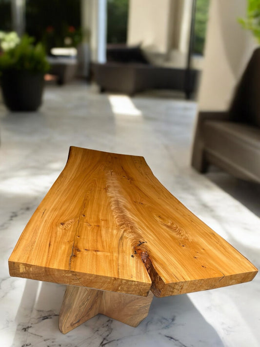 Tornado Elm Coffee Table - 45"x 27x 19" - AWC Tables