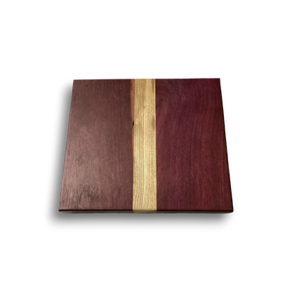 Purple Heart Cutting Board - 11.5x13x2” - AWC Tables